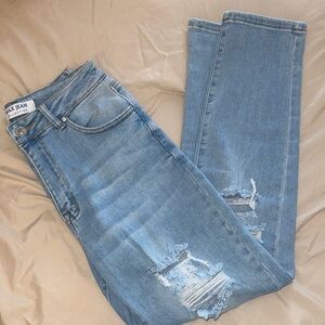 Max Jeans Women's Light Blue High Rise Jeans